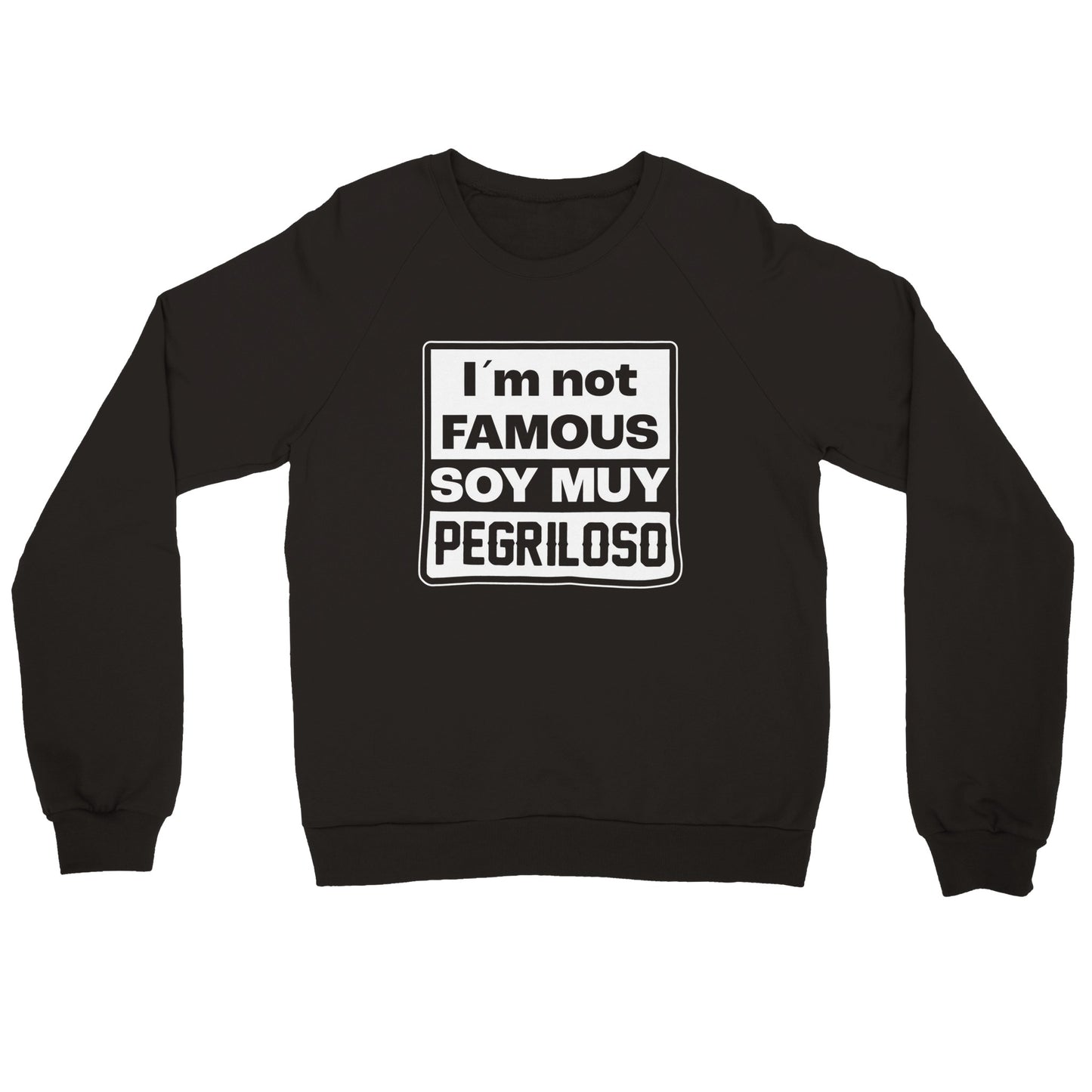 The "Im not Famous"  Sweatshirt